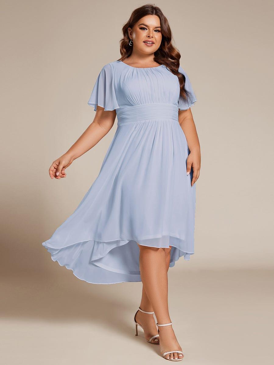 ever EDEN|Flowy Chiffon A-Line Knee Length Mother of The Bride Dress