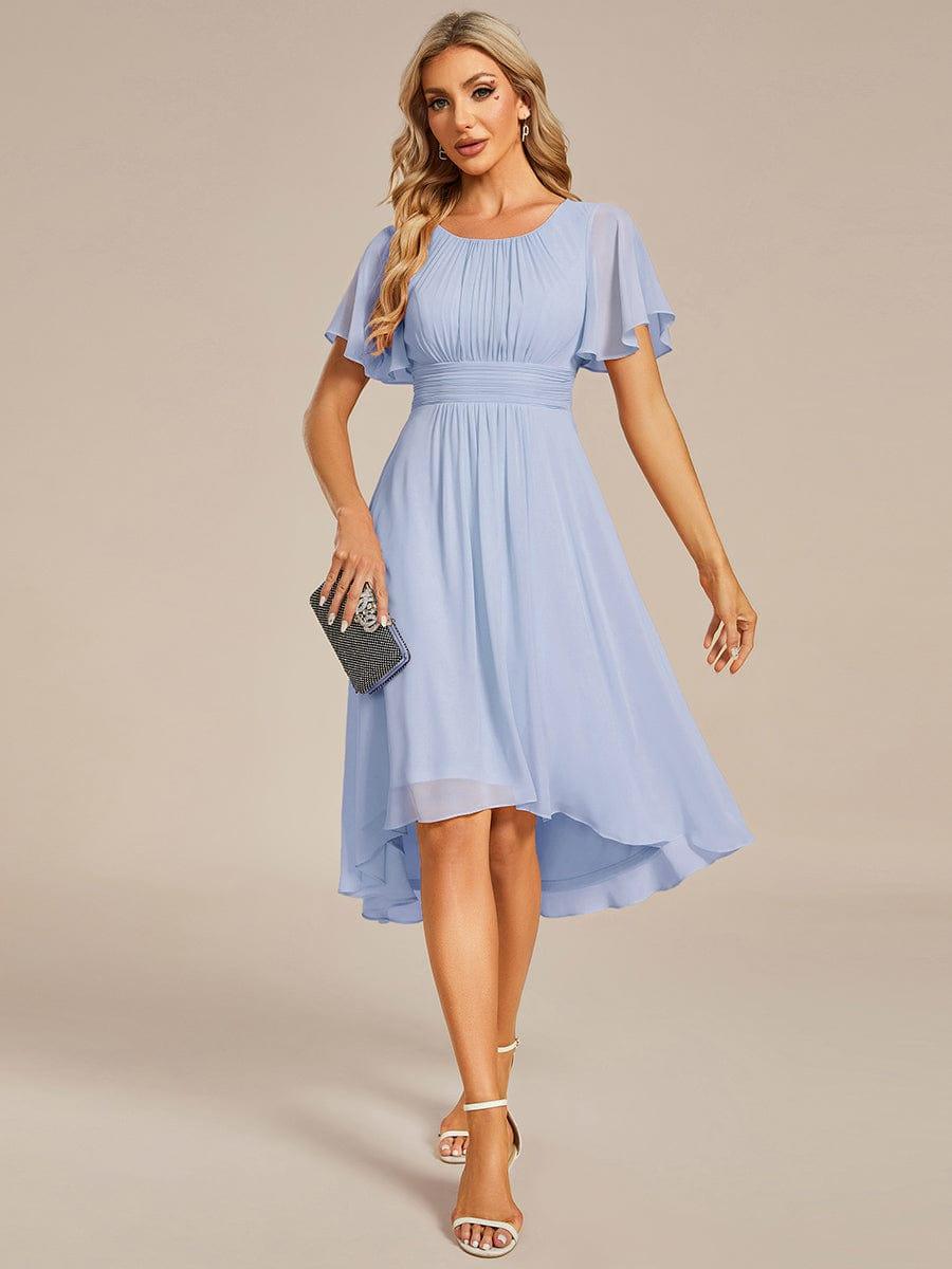 ever EDEN|Flowy Chiffon A-Line Knee Length Mother of The Bride Dress