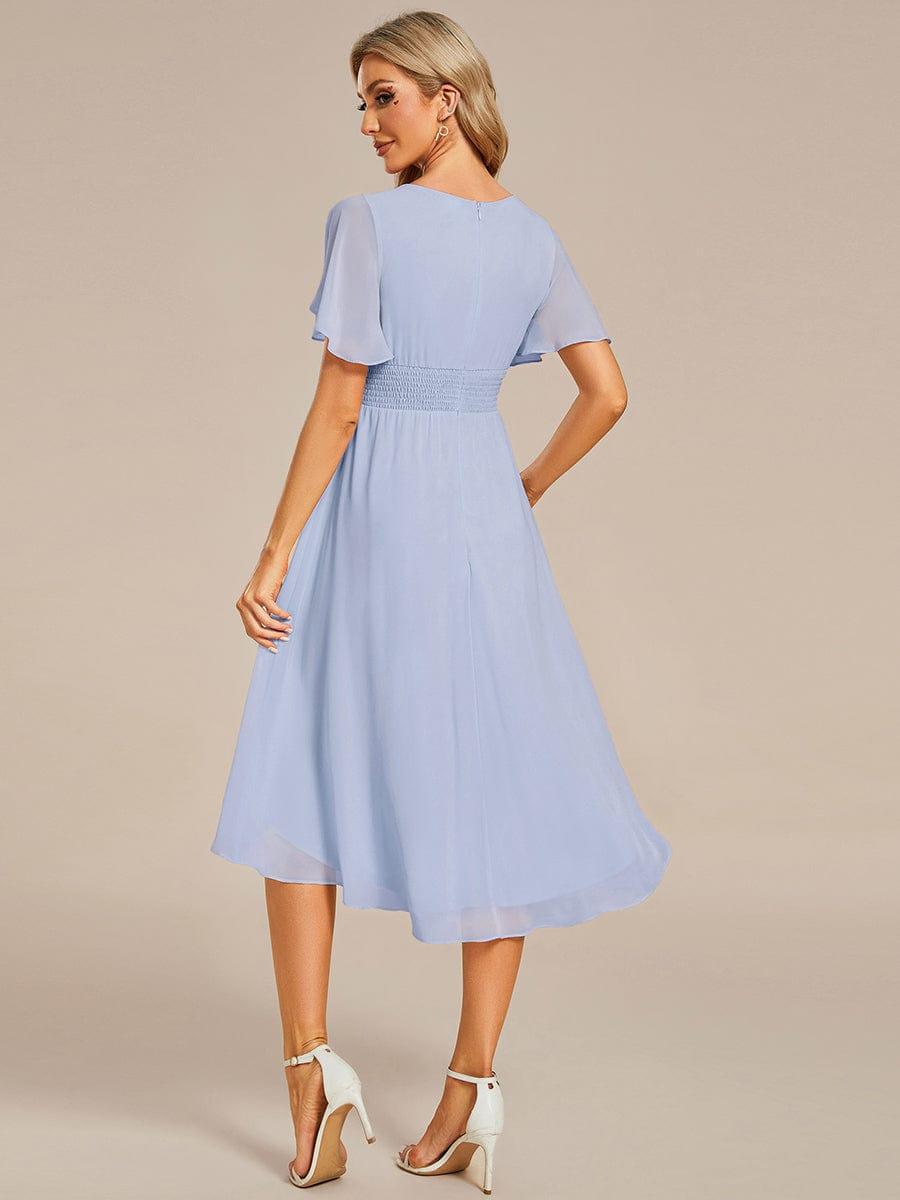 ever EDEN|Flowy Chiffon A-Line Knee Length Mother of The Bride Dress