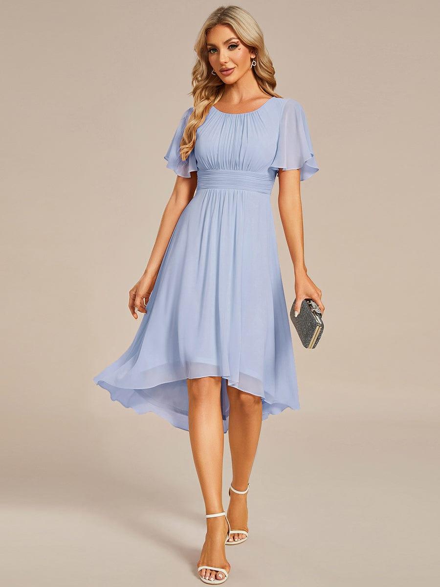 ever EDEN|Flowy Chiffon A-Line Knee Length Mother of The Bride Dress