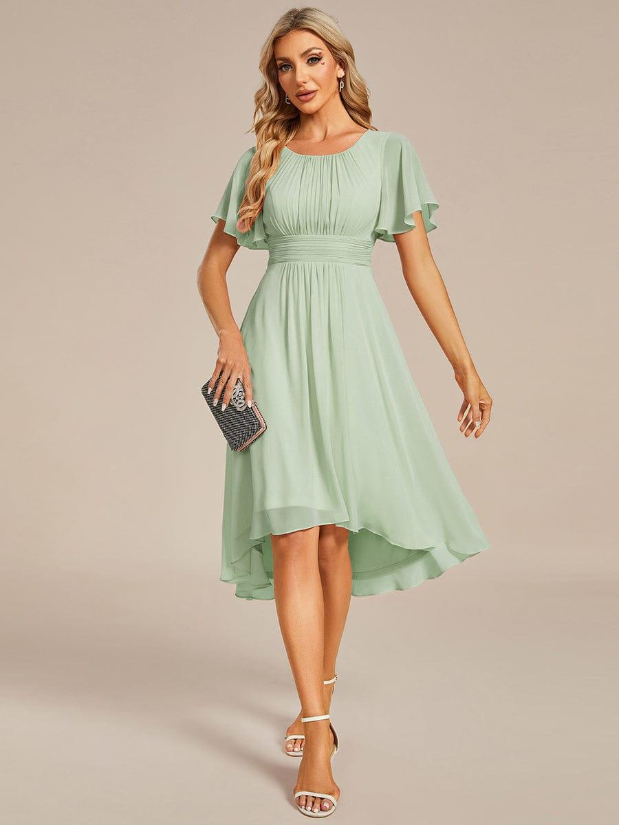 ever EDEN|Flowy Chiffon A-Line Knee Length Mother of The Bride Dress