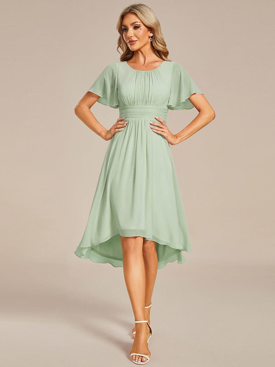 ever EDEN|Flowy Chiffon A-Line Knee Length Mother of The Bride Dress