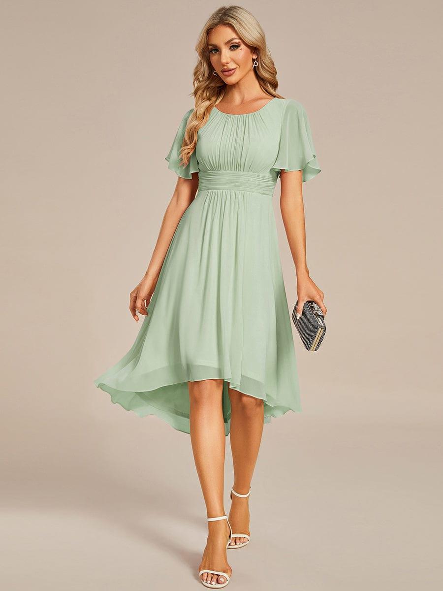 ever EDEN|Flowy Chiffon A-Line Knee Length Mother of The Bride Dress