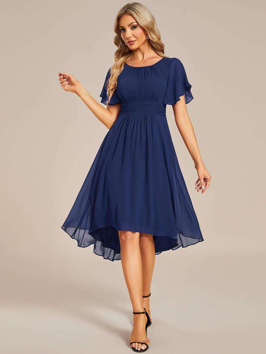 ever EDEN|Flowy Chiffon A-Line Knee Length Mother of The Bride Dress