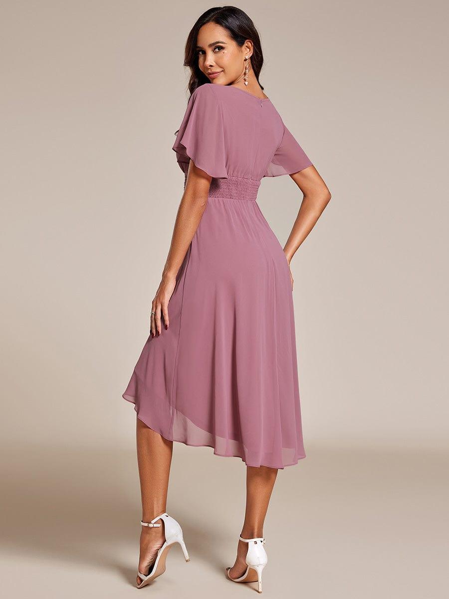 ever EDEN|Flowy Chiffon A-Line Knee Length Mother of The Bride Dress