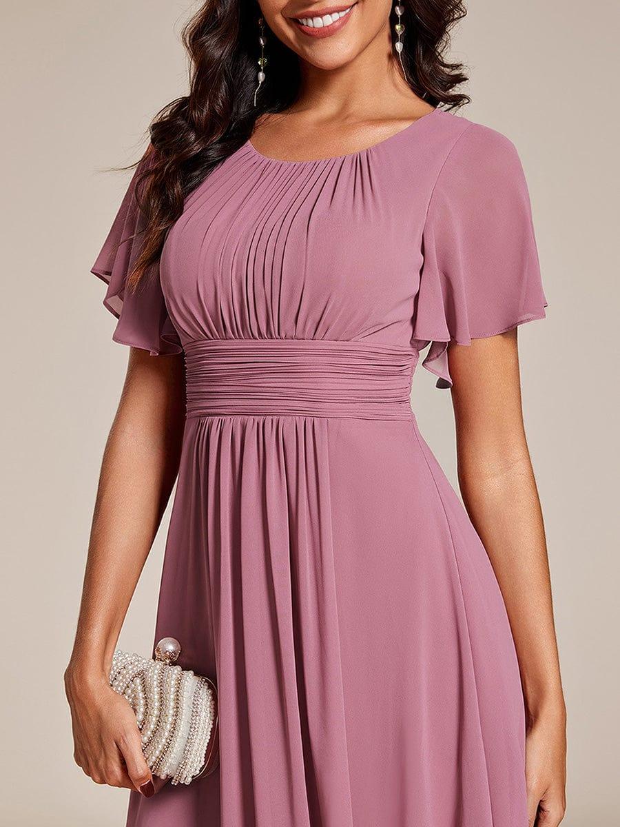 ever EDEN|Flowy Chiffon A-Line Knee Length Mother of The Bride Dress