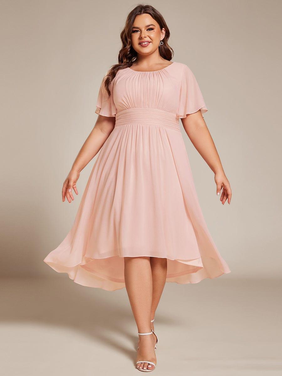 ever EDEN|Flowy Chiffon A-Line Knee Length Mother of The Bride Dress