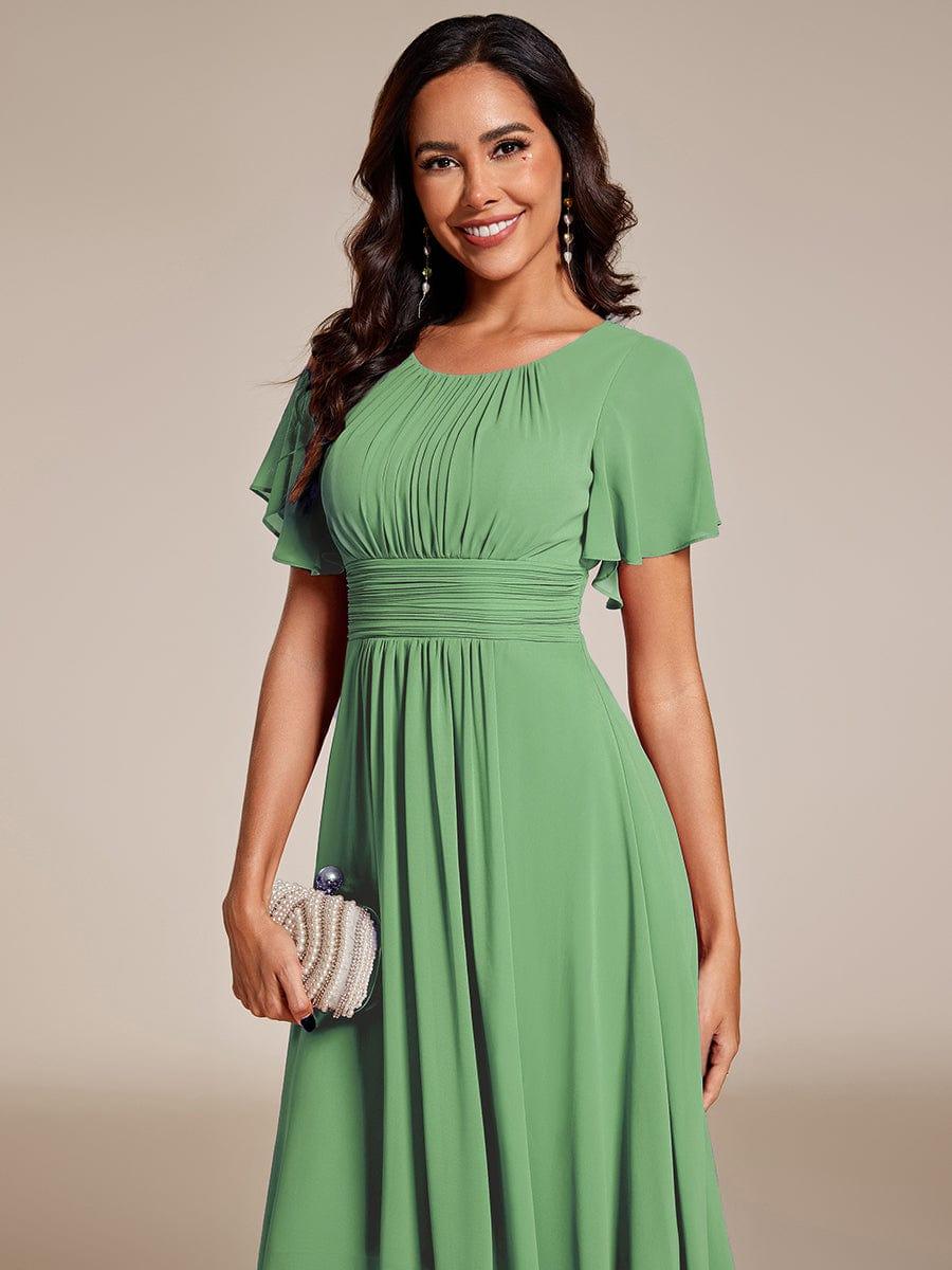 ever EDEN|Flowy Chiffon A-Line Knee Length Mother of The Bride Dress