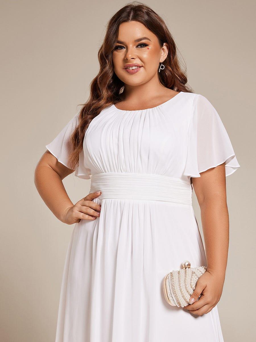 ever EDEN|Flowy Chiffon A-Line Knee Length Mother of The Bride Dress