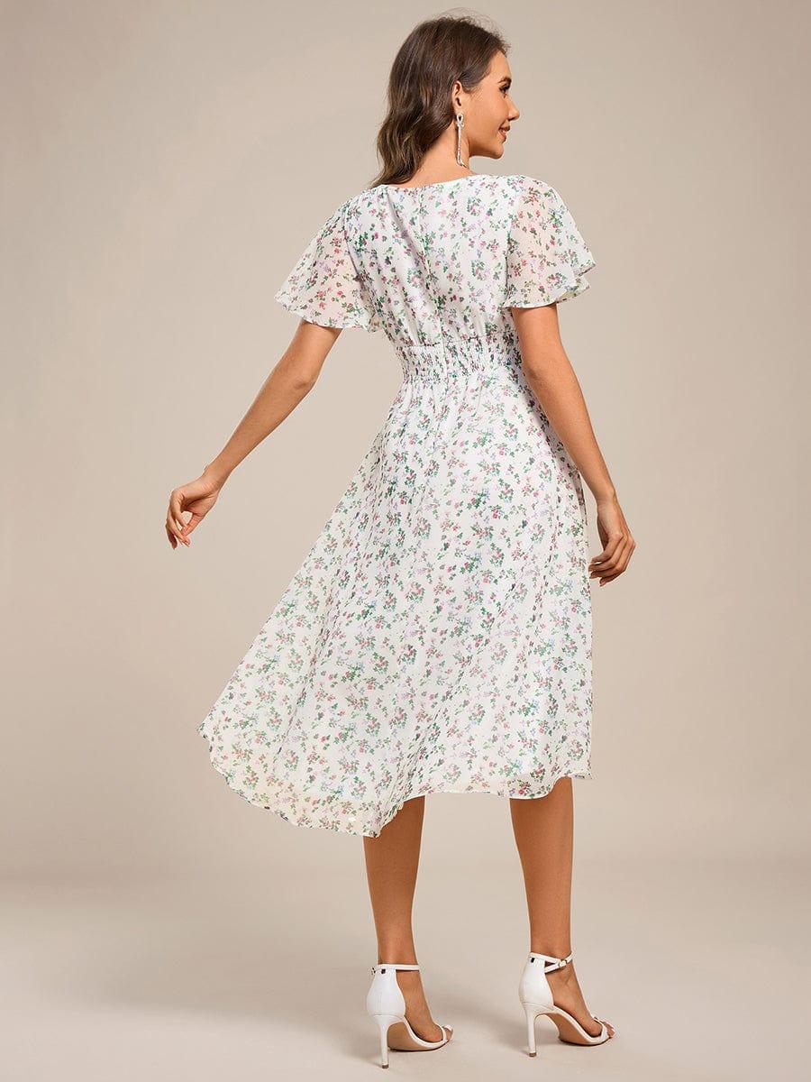 ever EDEN|Flowy Chiffon A-Line Knee Length Mother of The Bride Dress