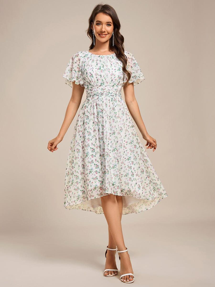 ever EDEN|Flowy Chiffon A-Line Knee Length Mother of The Bride Dress