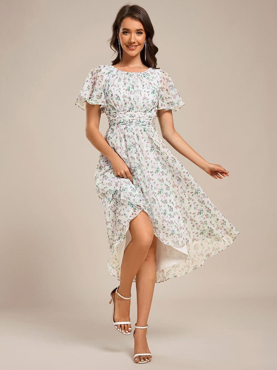 ever EDEN|Flowy Chiffon A-Line Knee Length Mother of The Bride Dress