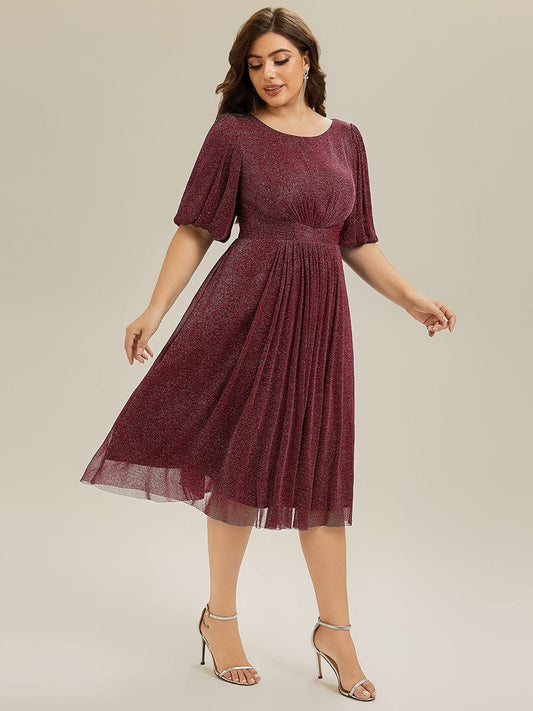 ever MARIS|Knit Half Sleeve Wedding Guest Dress(Final Sale)