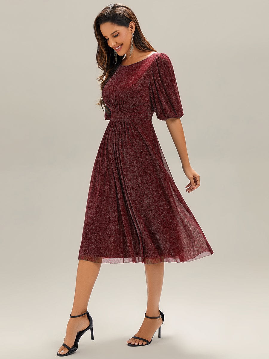 ever MARIS|Knit Half Sleeve Wedding Guest Dress(Final Sale)