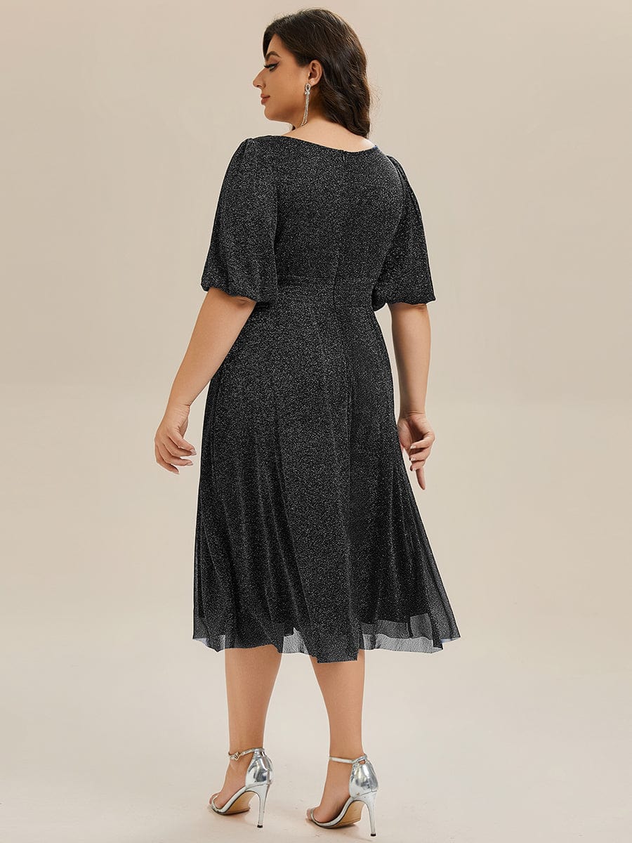 ever MARIS|Knit Half Sleeve Wedding Guest Dress(Final Sale)