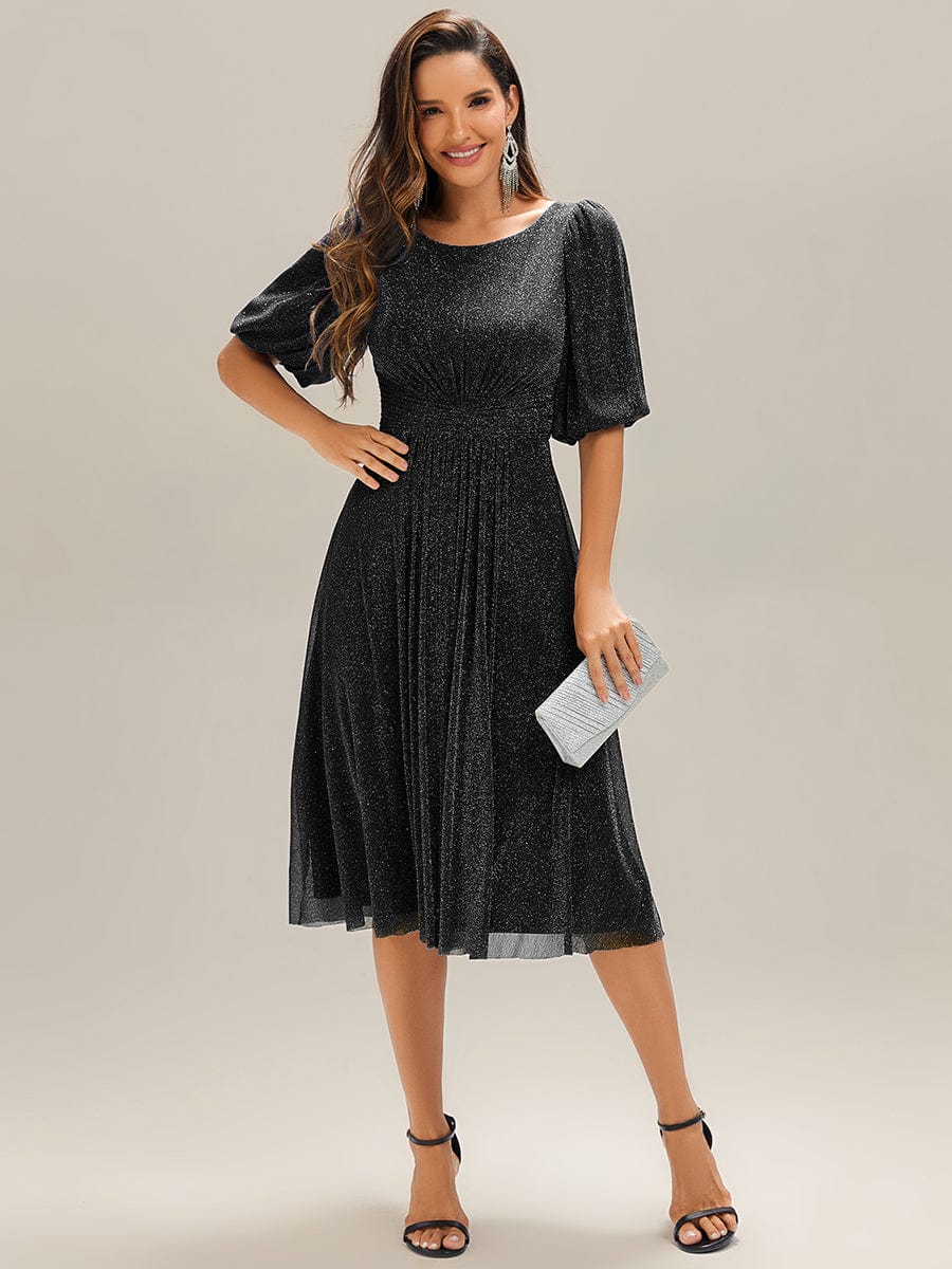 ever MARIS|Knit Half Sleeve Wedding Guest Dress(Final Sale)