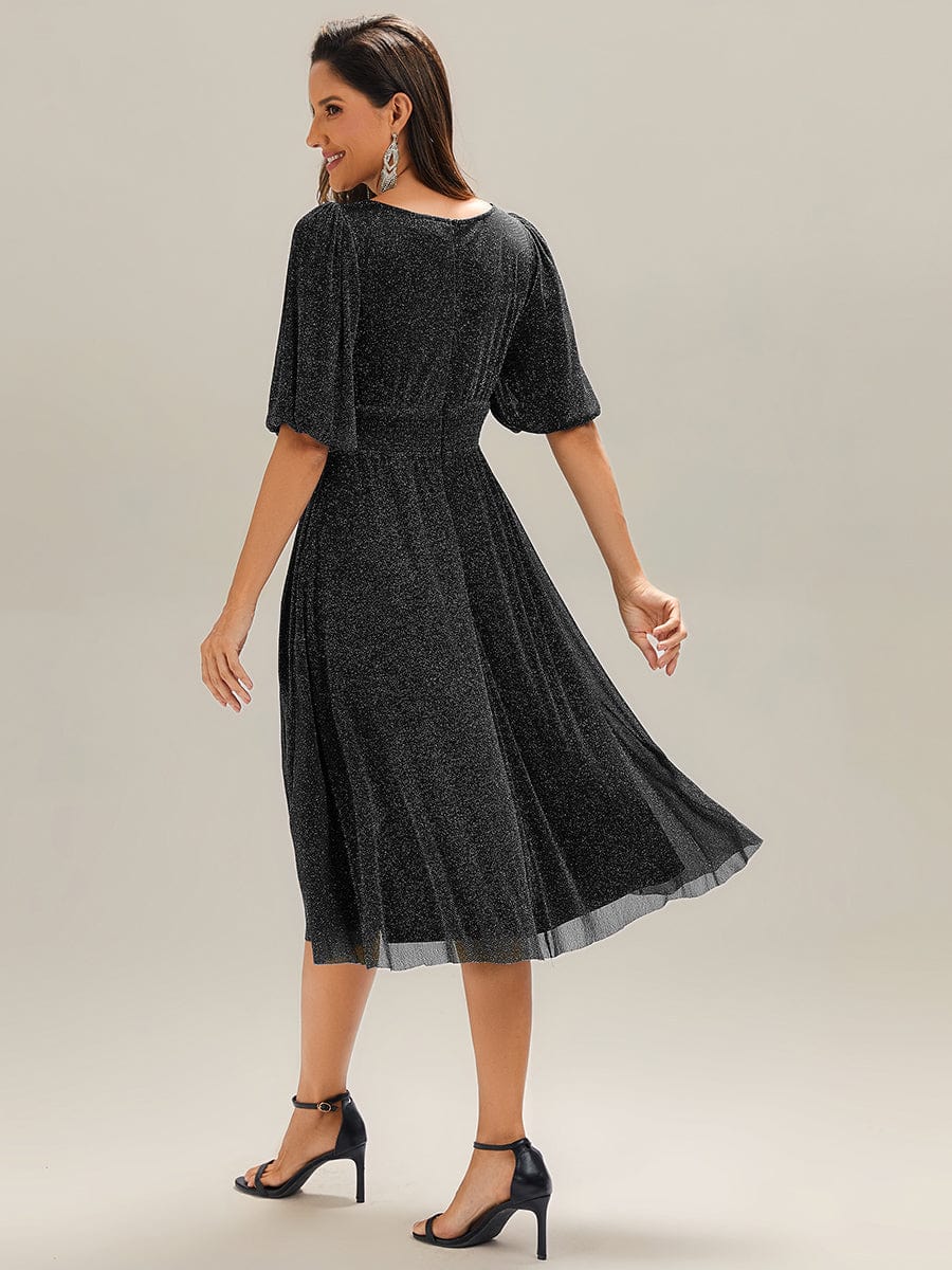 ever MARIS|Knit Half Sleeve Wedding Guest Dress(Final Sale)