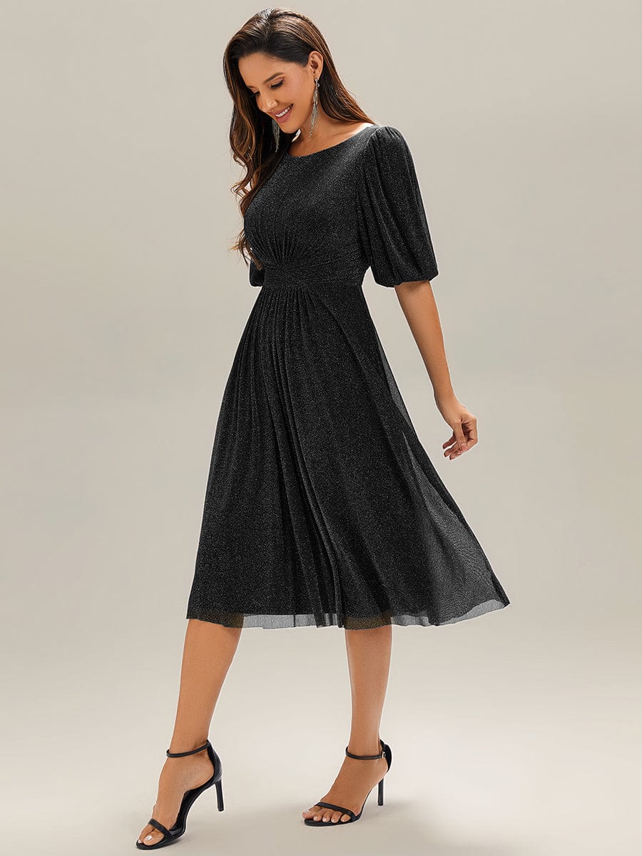 ever MARIS|Knit Half Sleeve Wedding Guest Dress(Final Sale)
