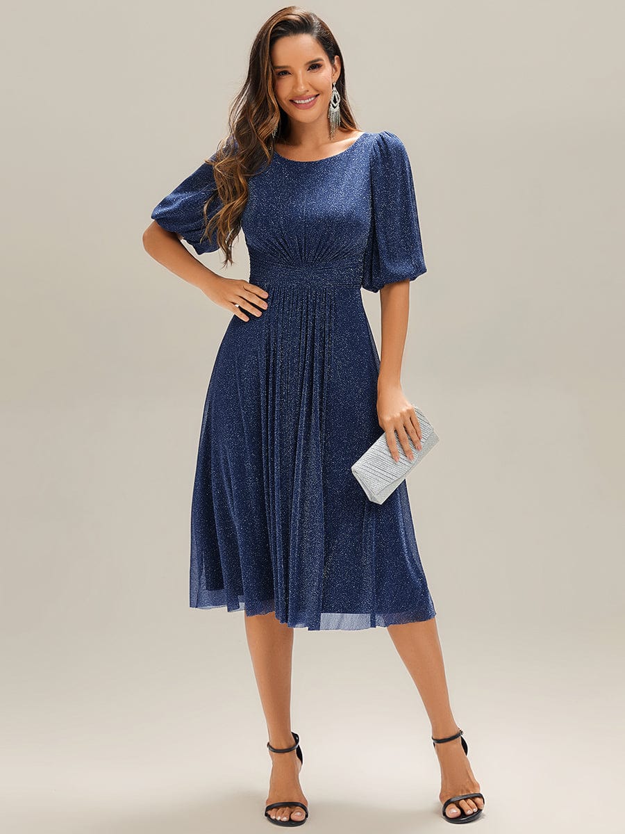 ever MARIS|Knit Half Sleeve Wedding Guest Dress(Final Sale)