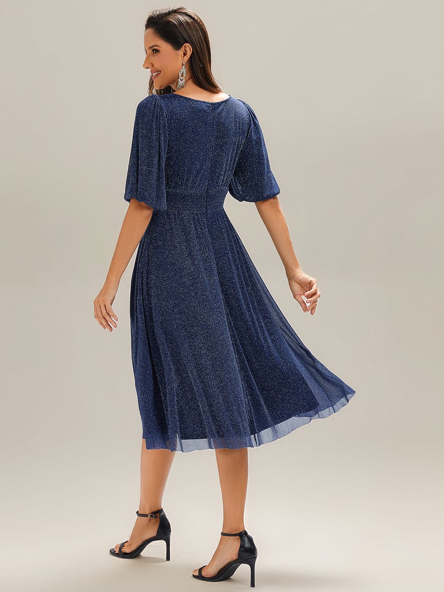 ever MARIS|Knit Half Sleeve Wedding Guest Dress(Final Sale)