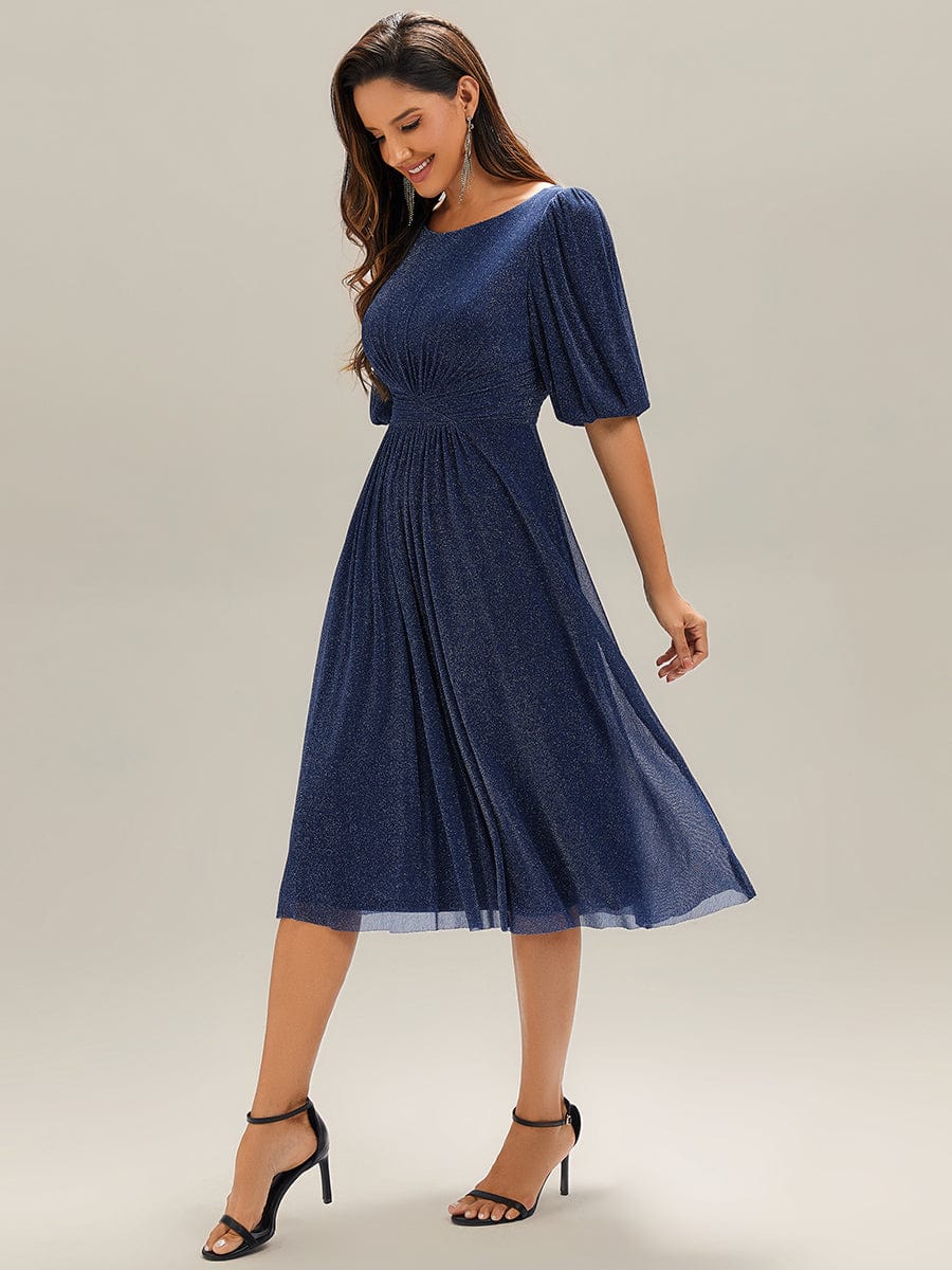 ever MARIS|Knit Half Sleeve Wedding Guest Dress(Final Sale)