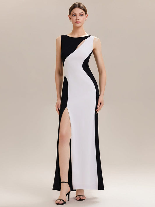 ever PEARL|Cut-Out Detail Knit Sleeveless Dress