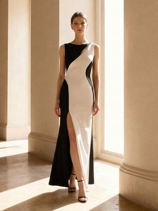 ever PEARL|Cut-Out Detail Knit Sleeveless Dress