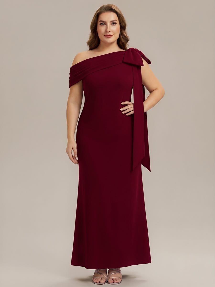 ever NOIR|Bow Knit Sleeveless Dress