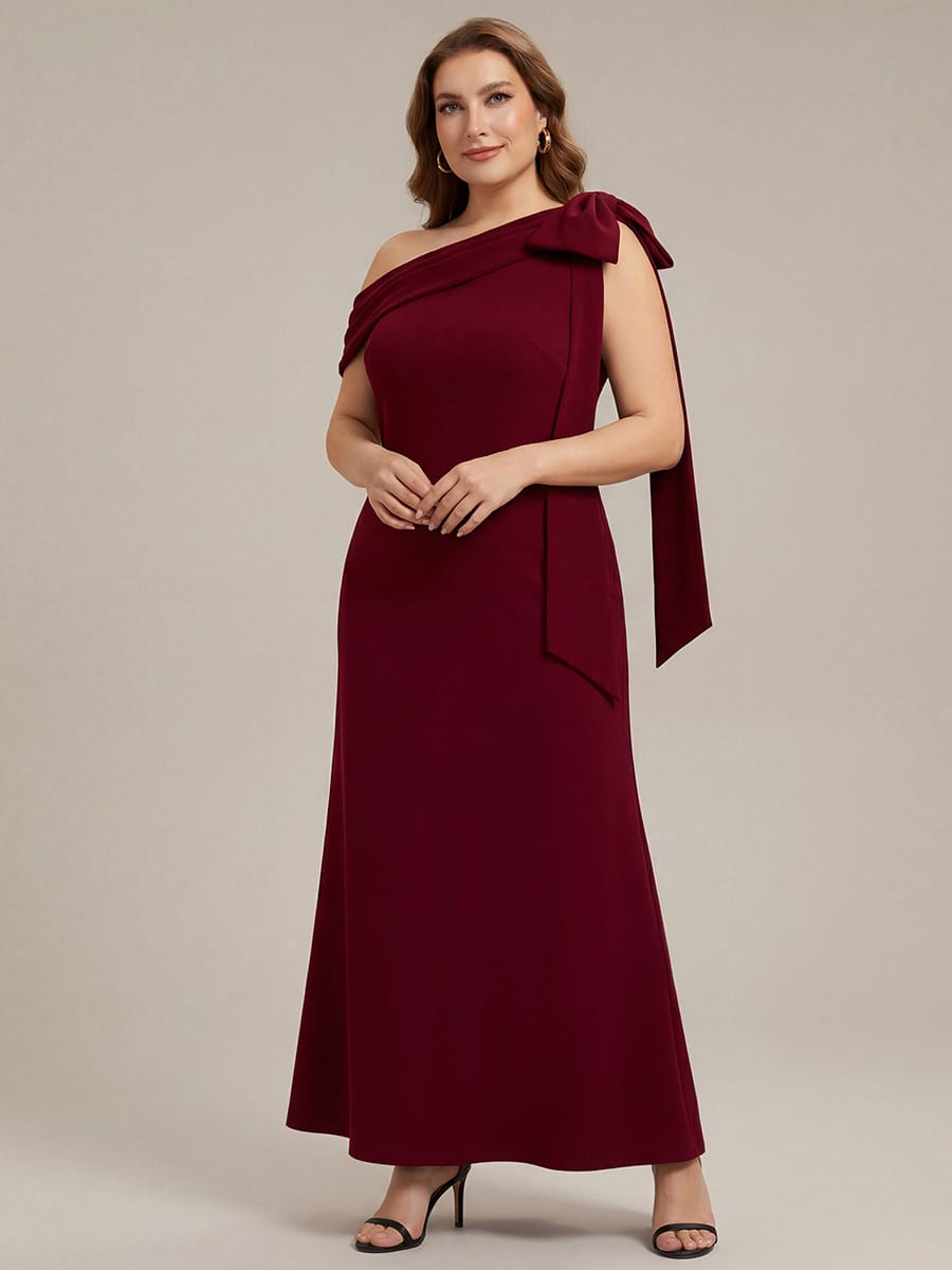 ever NOIR|Bow Knit Sleeveless Dress