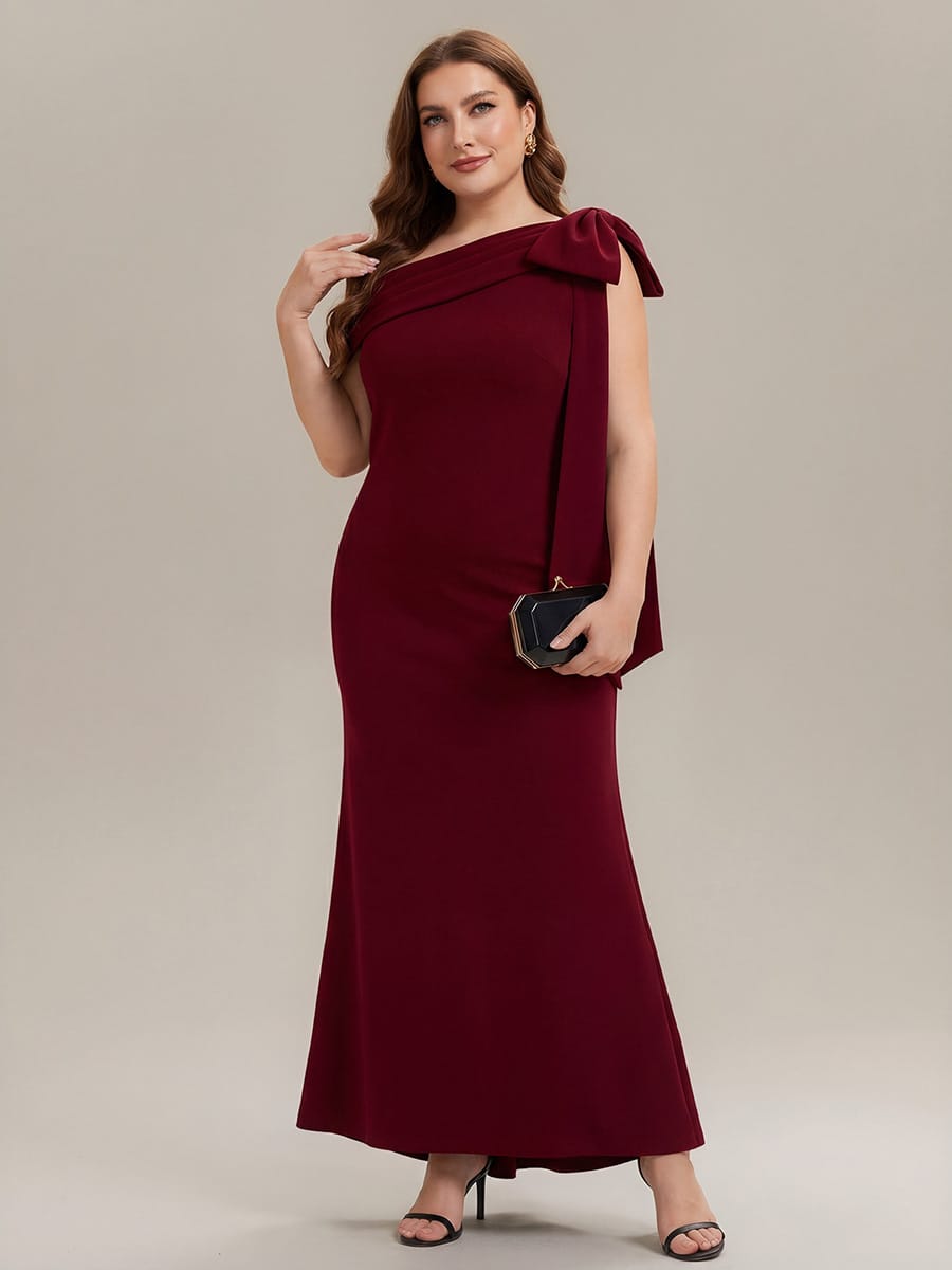 ever NOIR|Bow Knit Sleeveless Dress