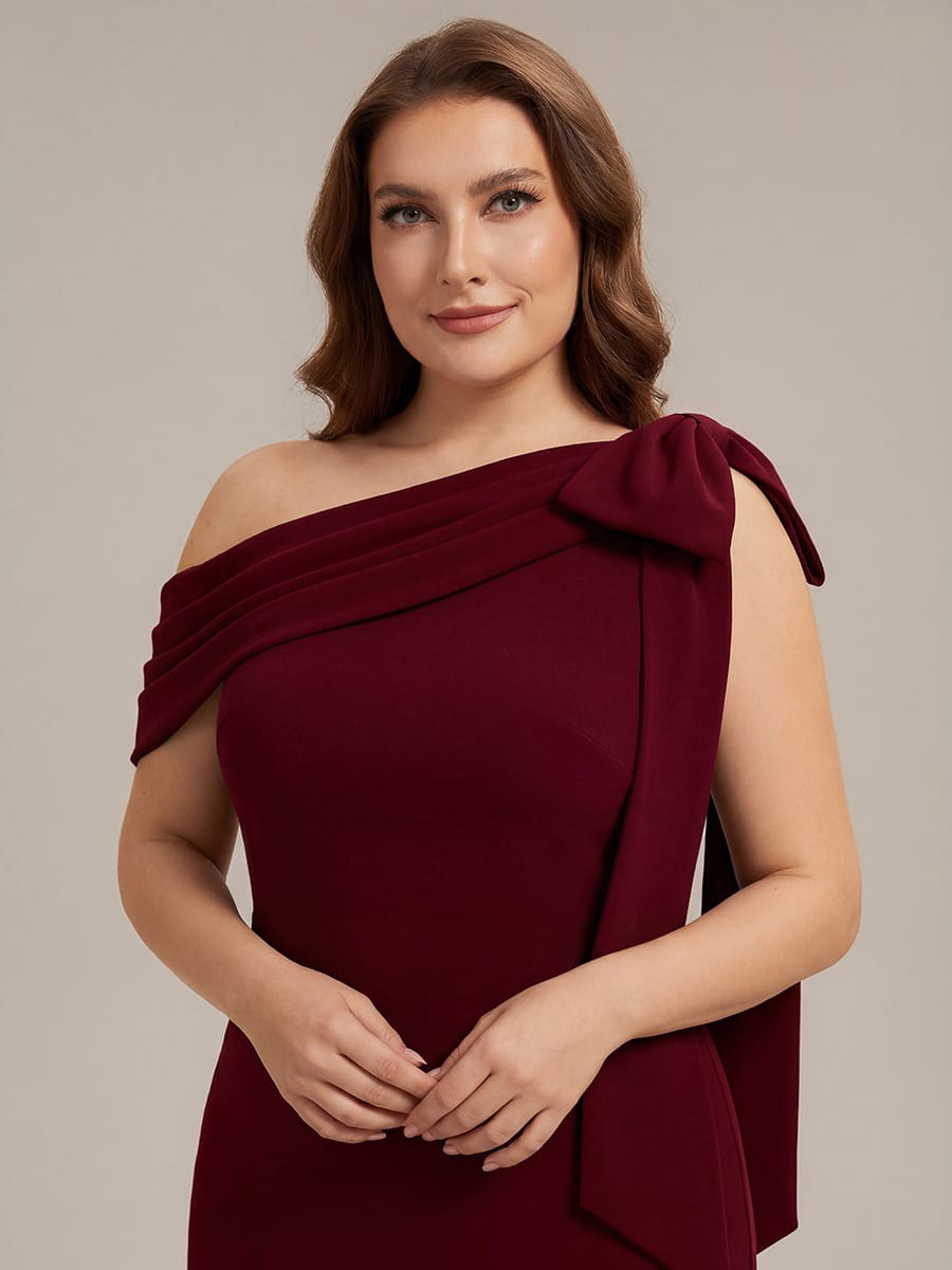 ever NOIR|Bow Knit Sleeveless Dress