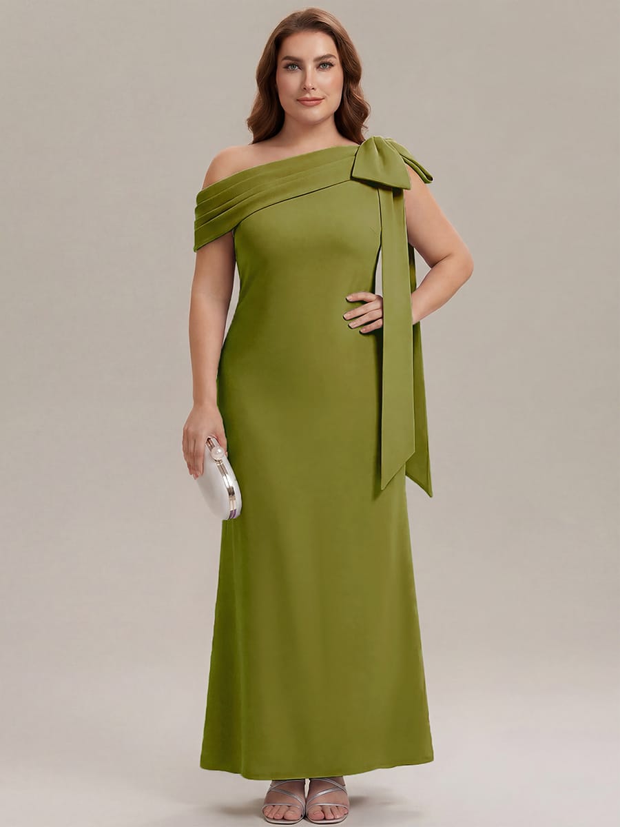 ever NOIR|Bow Knit Sleeveless Dress