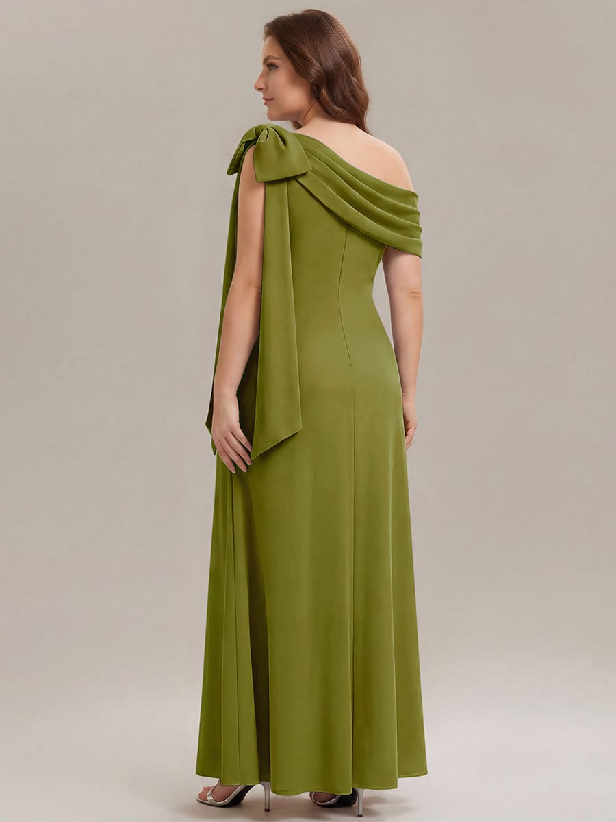ever NOIR|Bow Knit Sleeveless Dress