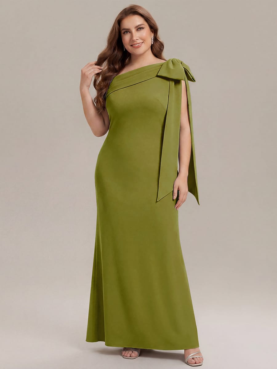 ever NOIR|Bow Knit Sleeveless Dress