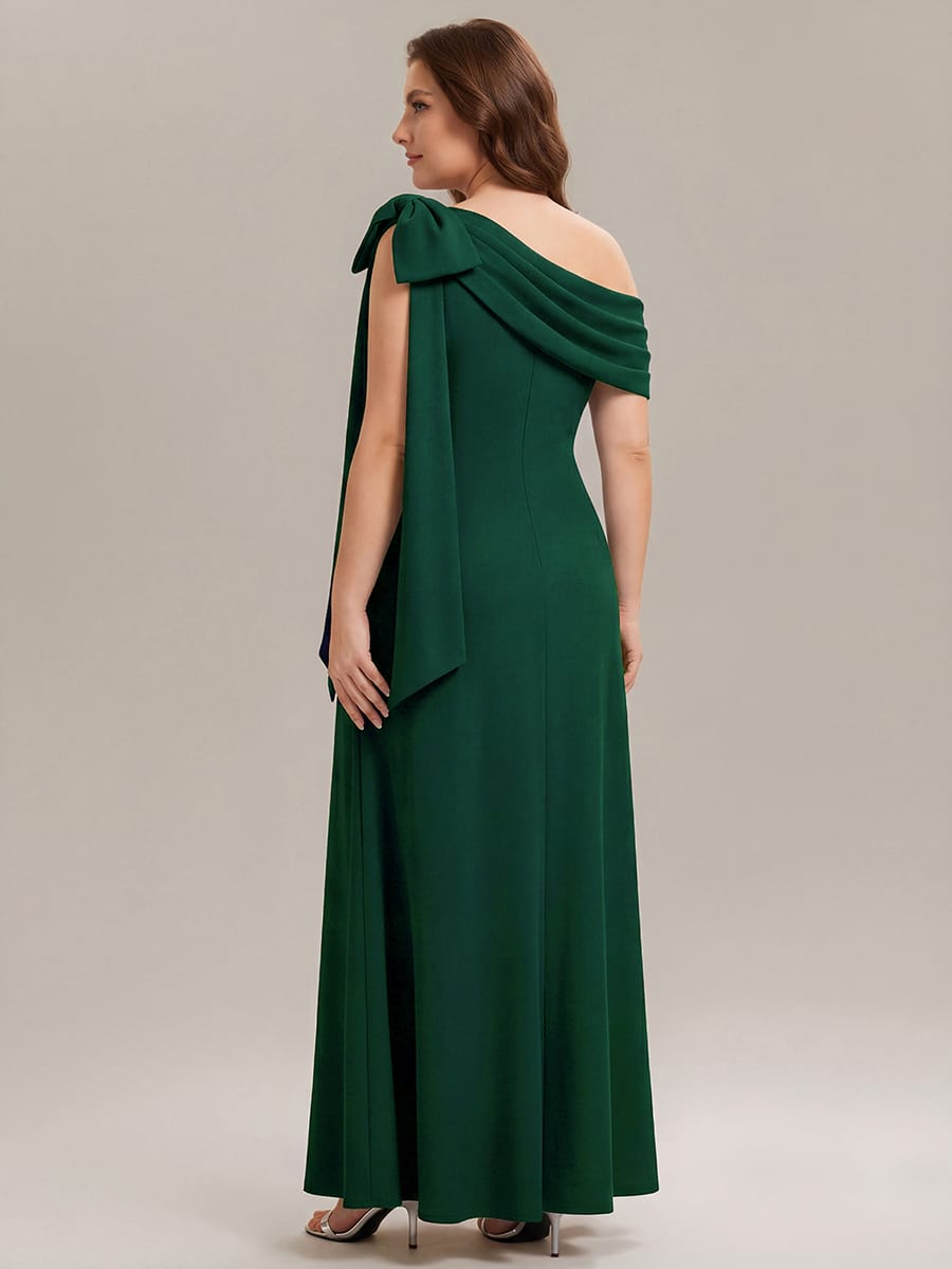 ever NOIR|Bow Knit Sleeveless Dress
