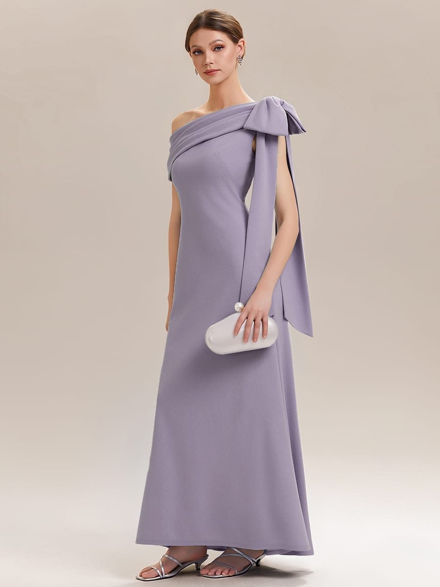 ever NOIR|Bow Knit Sleeveless Dress
