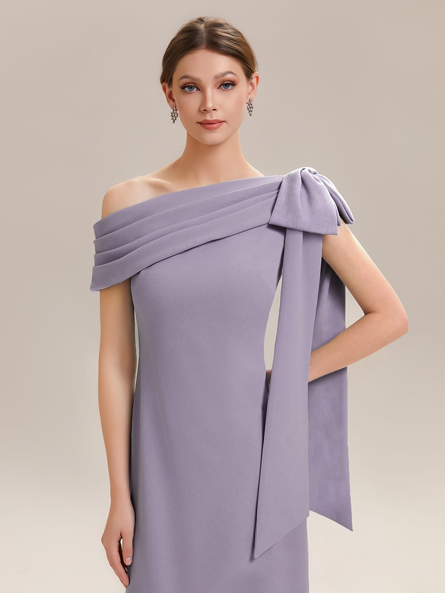 ever NOIR|Bow Knit Sleeveless Dress