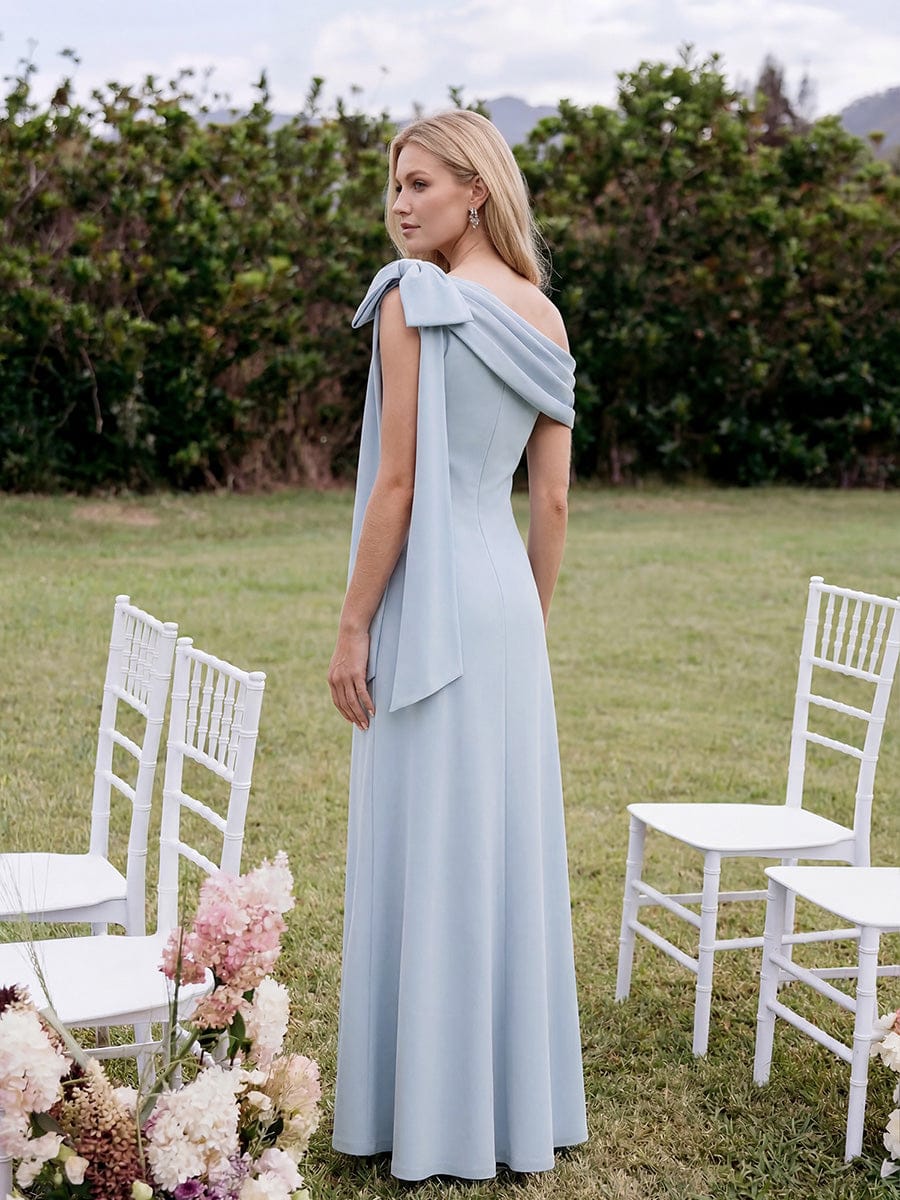 ever NOIR|Bow Knit Sleeveless Dress