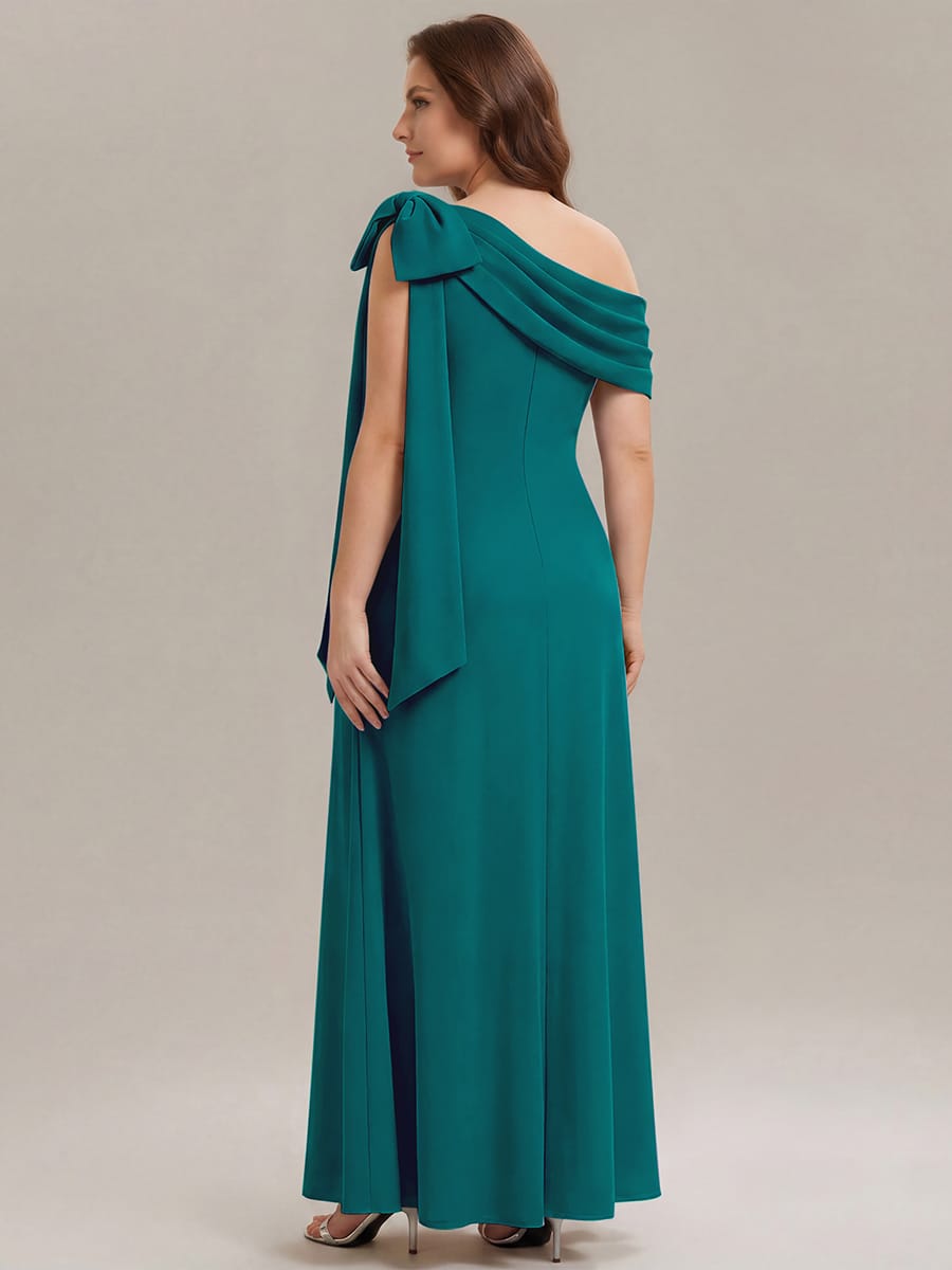 ever NOIR|Bow Knit Sleeveless Dress