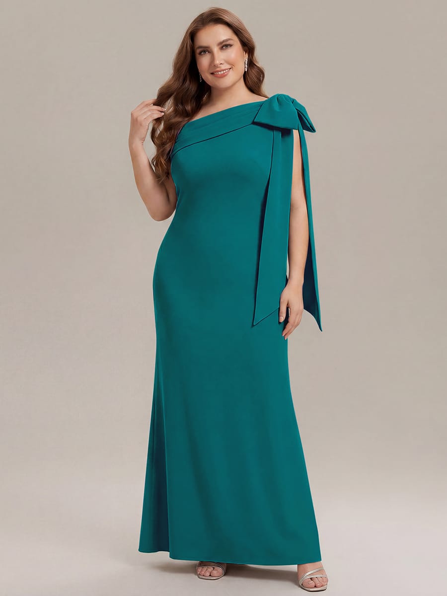 ever NOIR|Bow Knit Sleeveless Dress