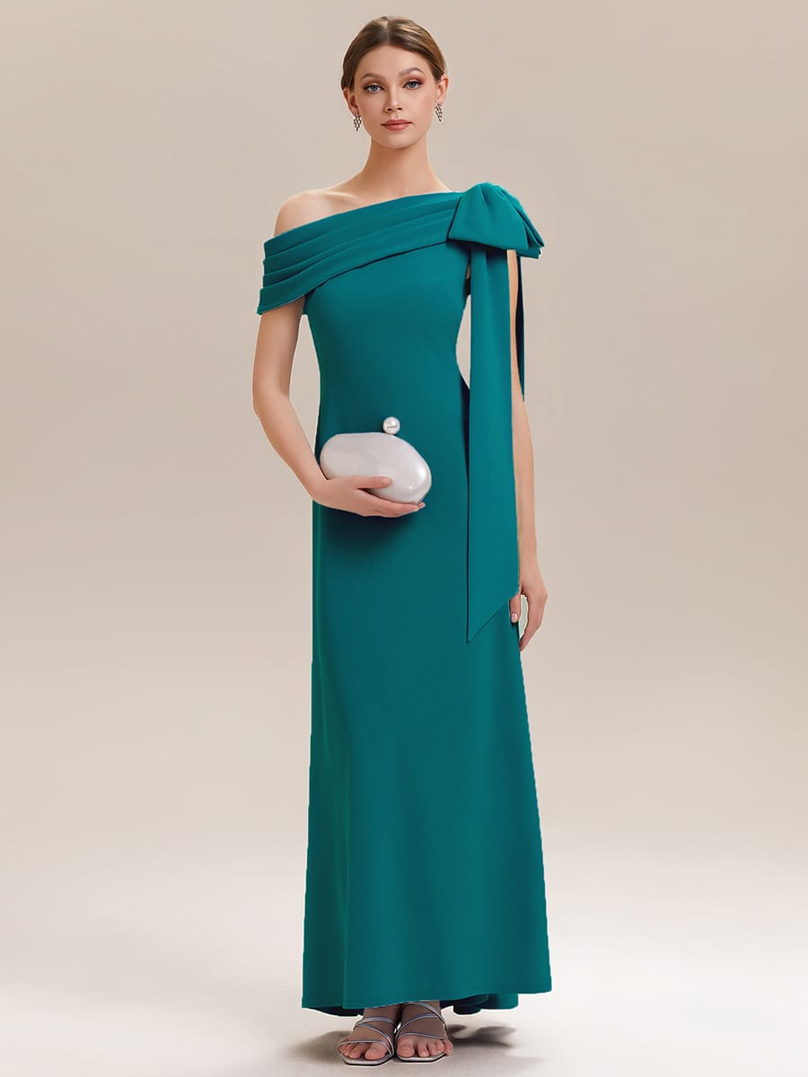 ever NOIR|Bow Knit Sleeveless Dress