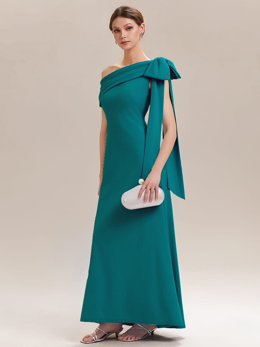 ever NOIR|Bow Knit Sleeveless Dress