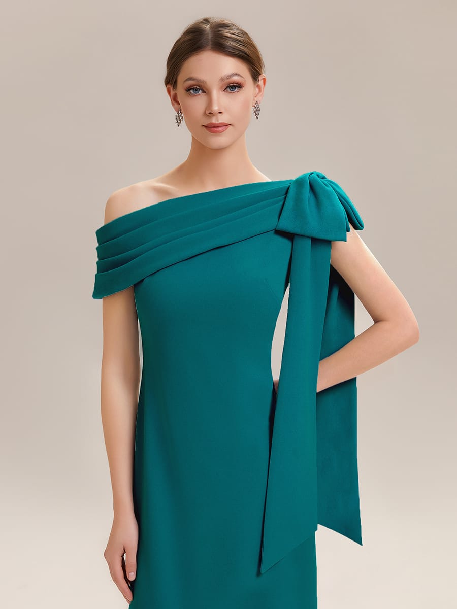 ever NOIR|Bow Knit Sleeveless Dress