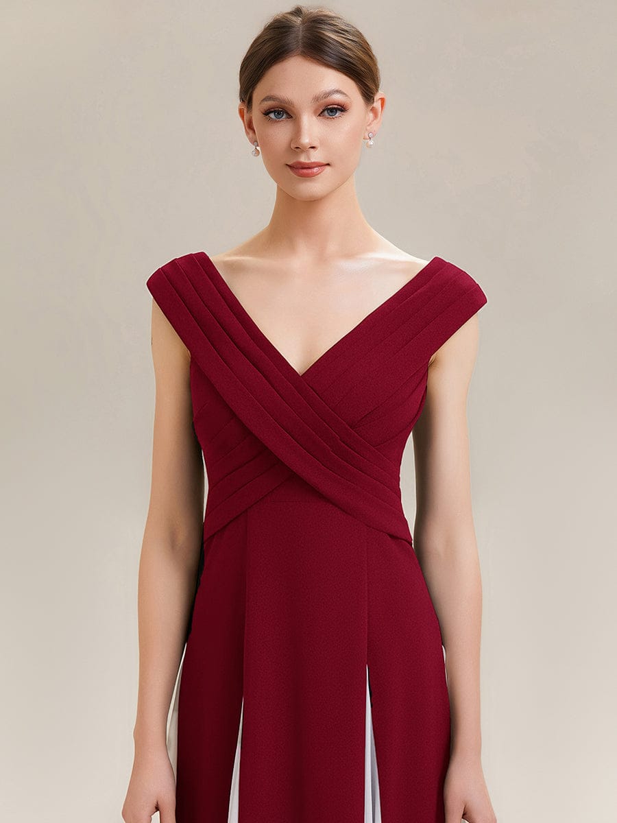 ever ONYX|Patchwork Knit Cap Sleeve Dress