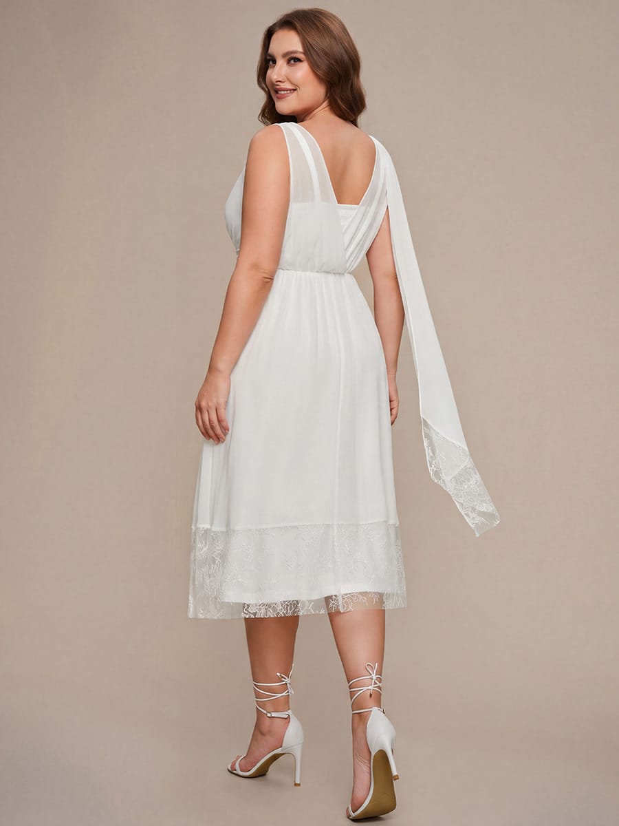 Chiffon Sleeveless A-line Dress