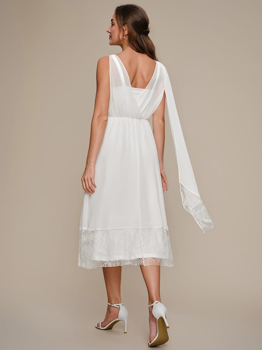 Chiffon Sleeveless A-line Dress
