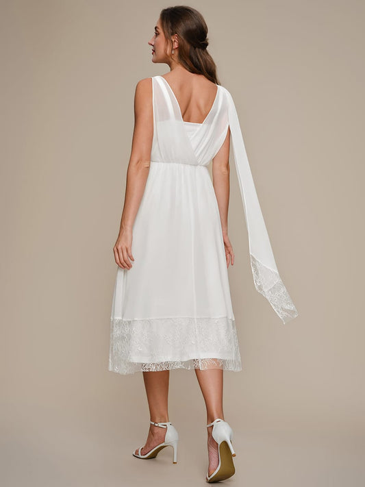 Chiffon Sleeveless A-line Dress