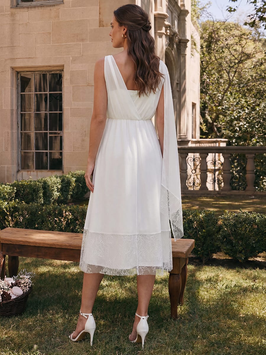 Chiffon Sleeveless A-line Dress
