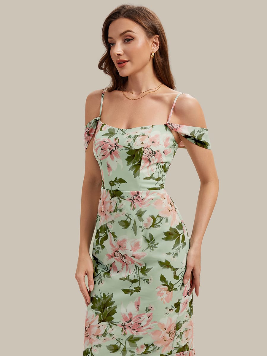 Pleated Chiffon Sleeveless Dress