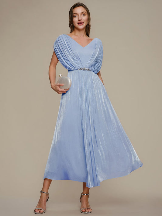 Flowing Ribbons Sea-island filament fabircs Batwing Sleeve Dress